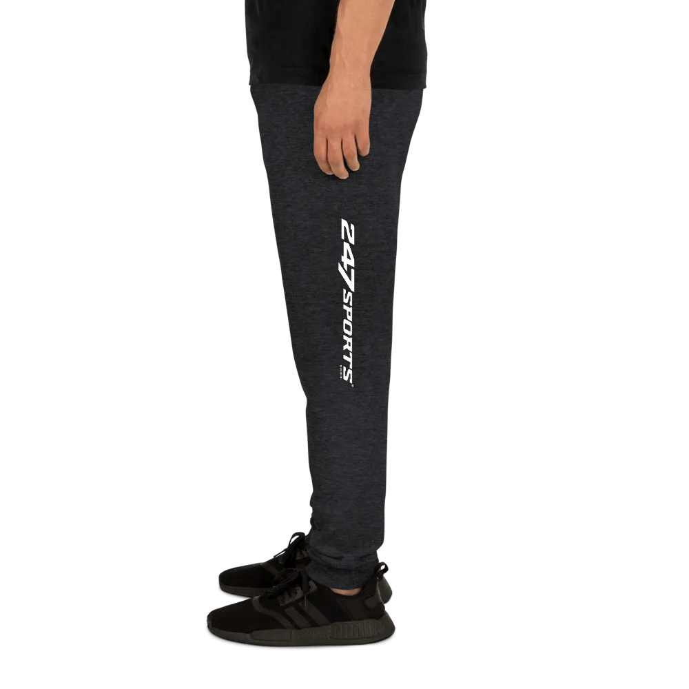 247 Sports White Logo Adult Fleece Joggers