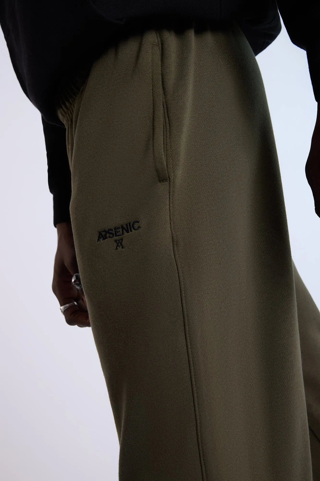 Arsenic Mens Open Bottom Sweatpant
