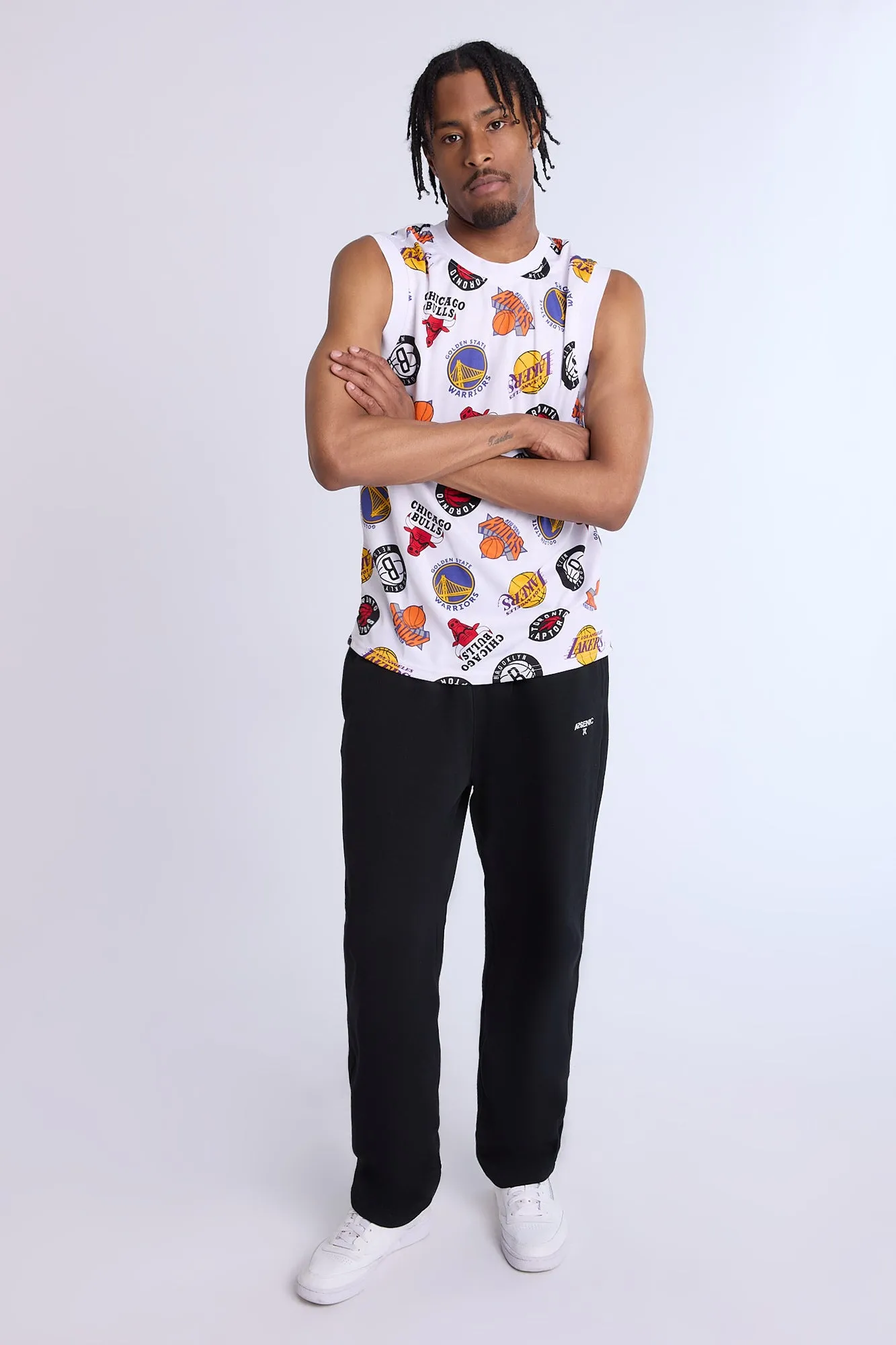 Arsenic Mens Open Bottom Sweatpant