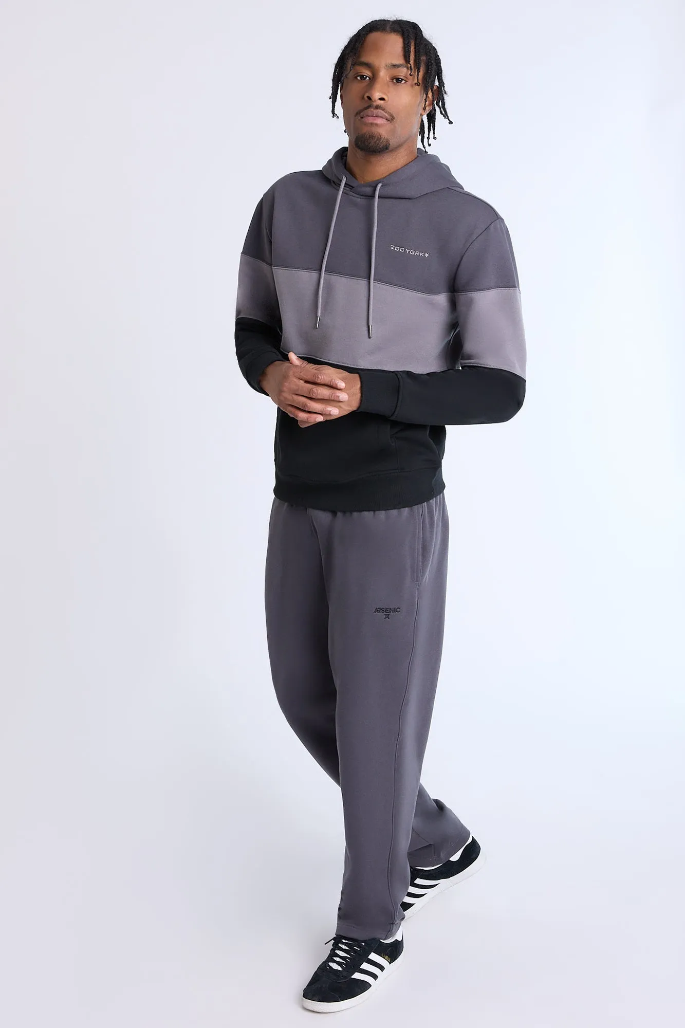 Arsenic Mens Open Bottom Sweatpant