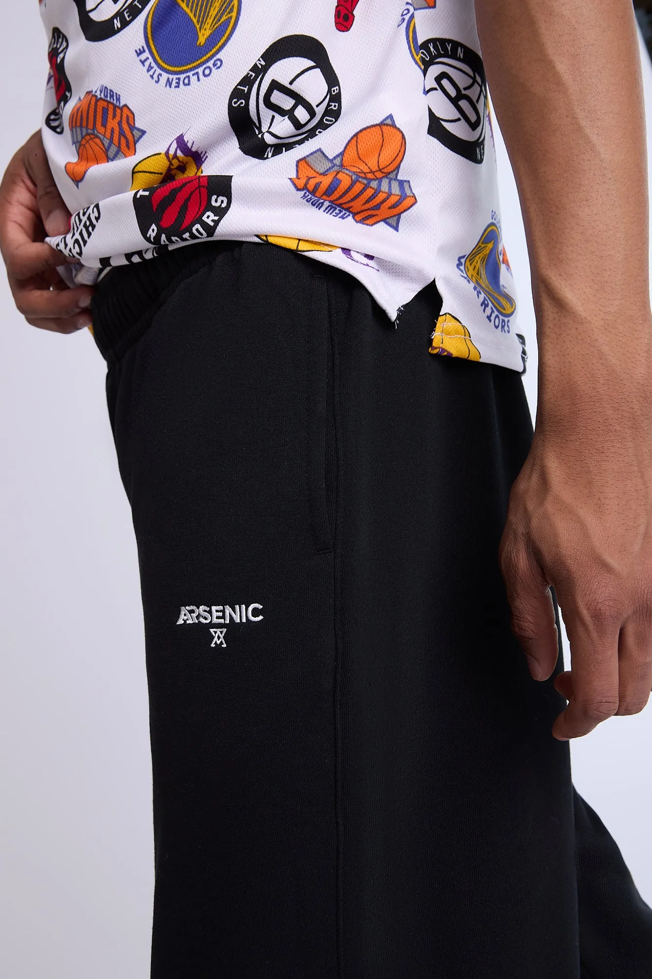Arsenic Mens Open Bottom Sweatpant