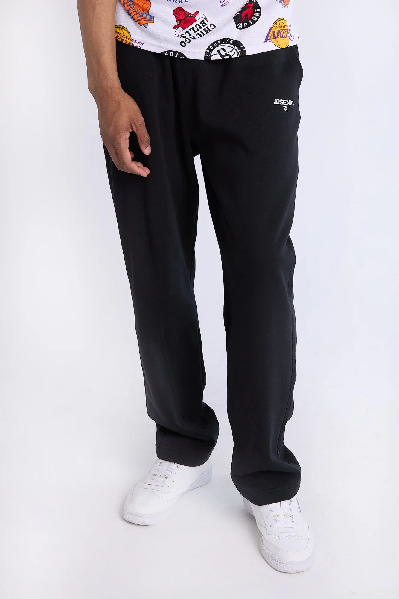 Arsenic Mens Open Bottom Sweatpant