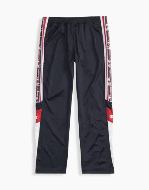 CHAMPION EUROPE<br>ARCHIVE JACQUARD LOGO TAPE TRACK PANTS NAVY