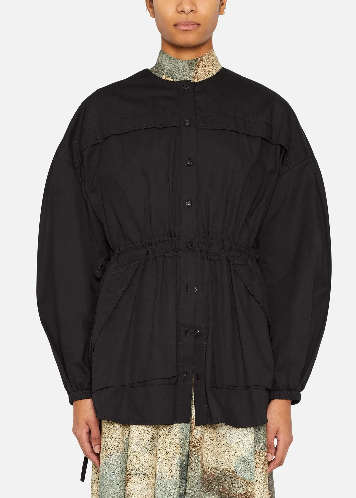 COM.PACKED SHIRT BLACK
