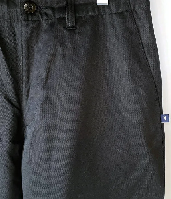 DESCENDANT/DC-6 TWILL TROUSERS (NAVY)