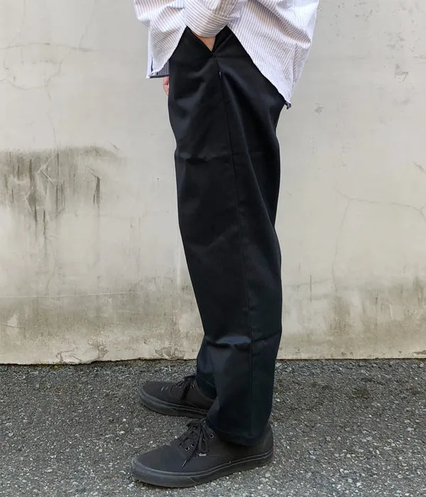 DESCENDANT/DC-6 TWILL TROUSERS (NAVY)