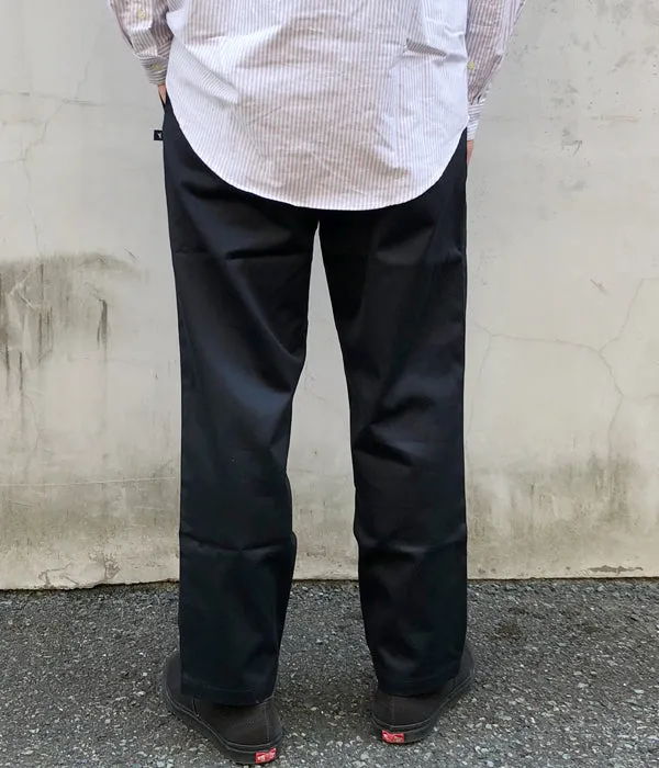 DESCENDANT/DC-6 TWILL TROUSERS (NAVY)