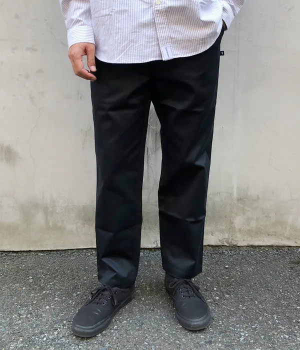 DESCENDANT/DC-6 TWILL TROUSERS (NAVY)