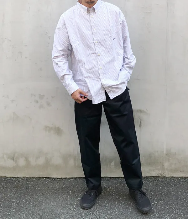 DESCENDANT/DC-6 TWILL TROUSERS (NAVY)