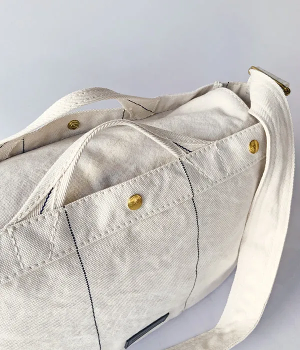 DESCENDANT/SHOULDER BAG raregem (WHITE)