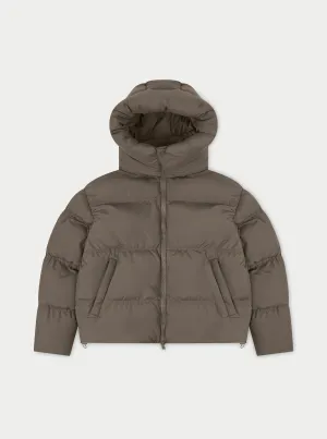 ESSENTIALS MATTE PUFFER - BROWN