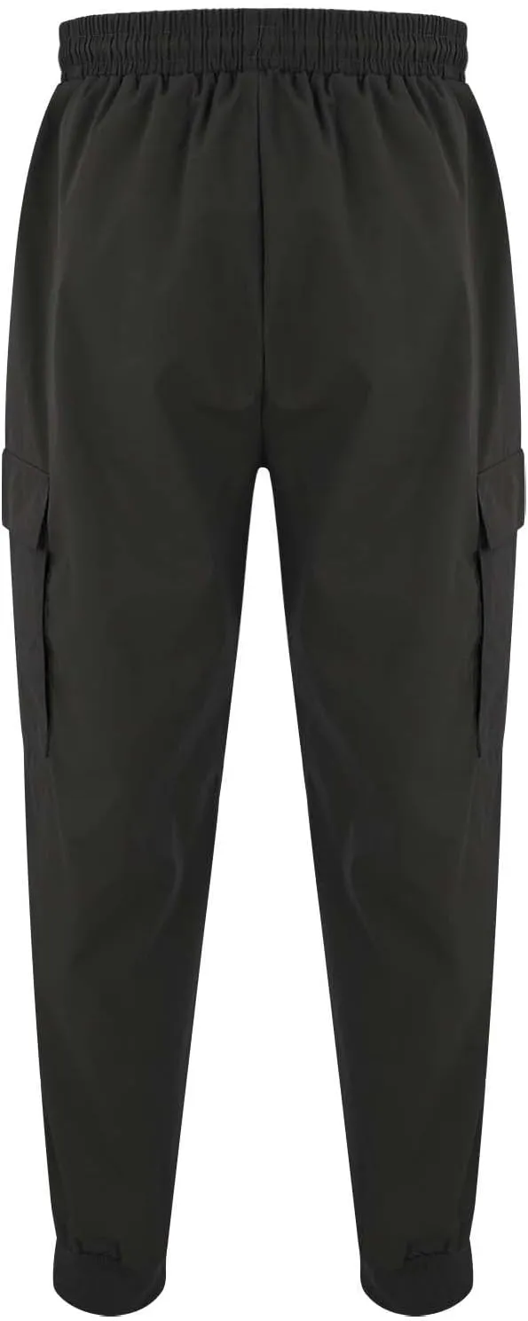 GIERIDUC Men's Paisley Pants Cargo Jogger Men's Tall Size Athletic Pants Mens Polyester Cargo Pants Relaxed Fit Cord Trouser