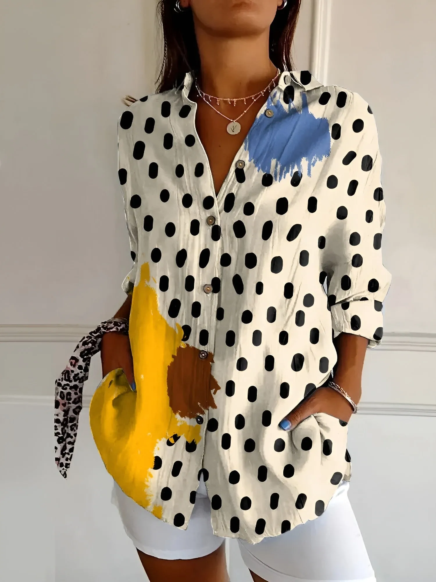 Maritte Blouse met Trendy Prints  Perfect voor Elke Gelegenheid