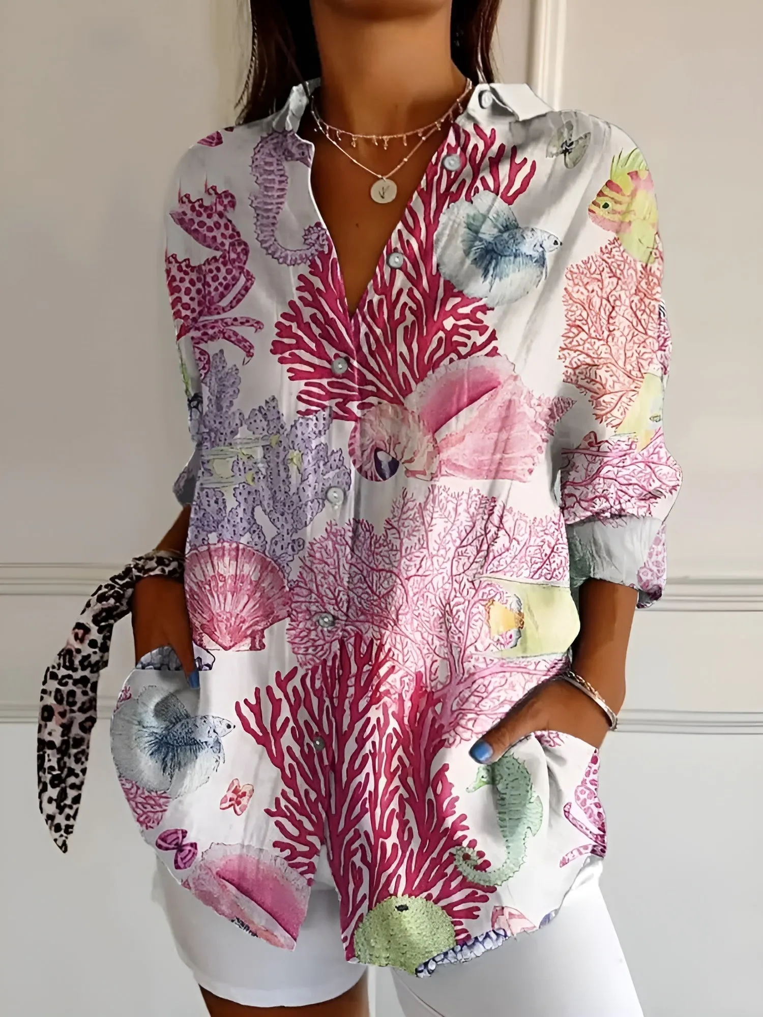 Maritte Blouse met Trendy Prints  Perfect voor Elke Gelegenheid