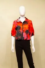 Printed Crop Jacket