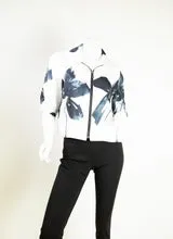 Printed Crop Jacket