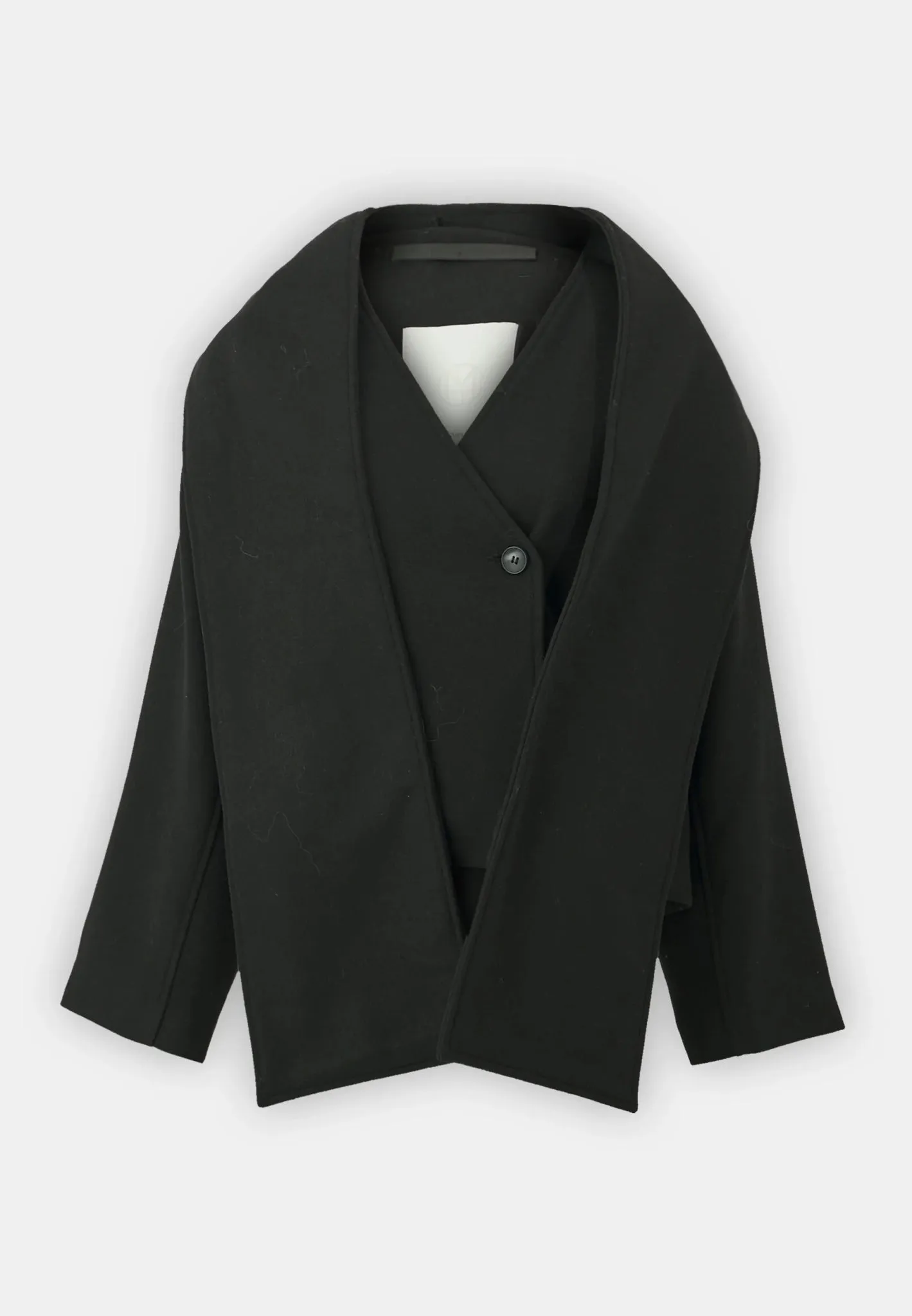 Syden Scarf Jacket - Black